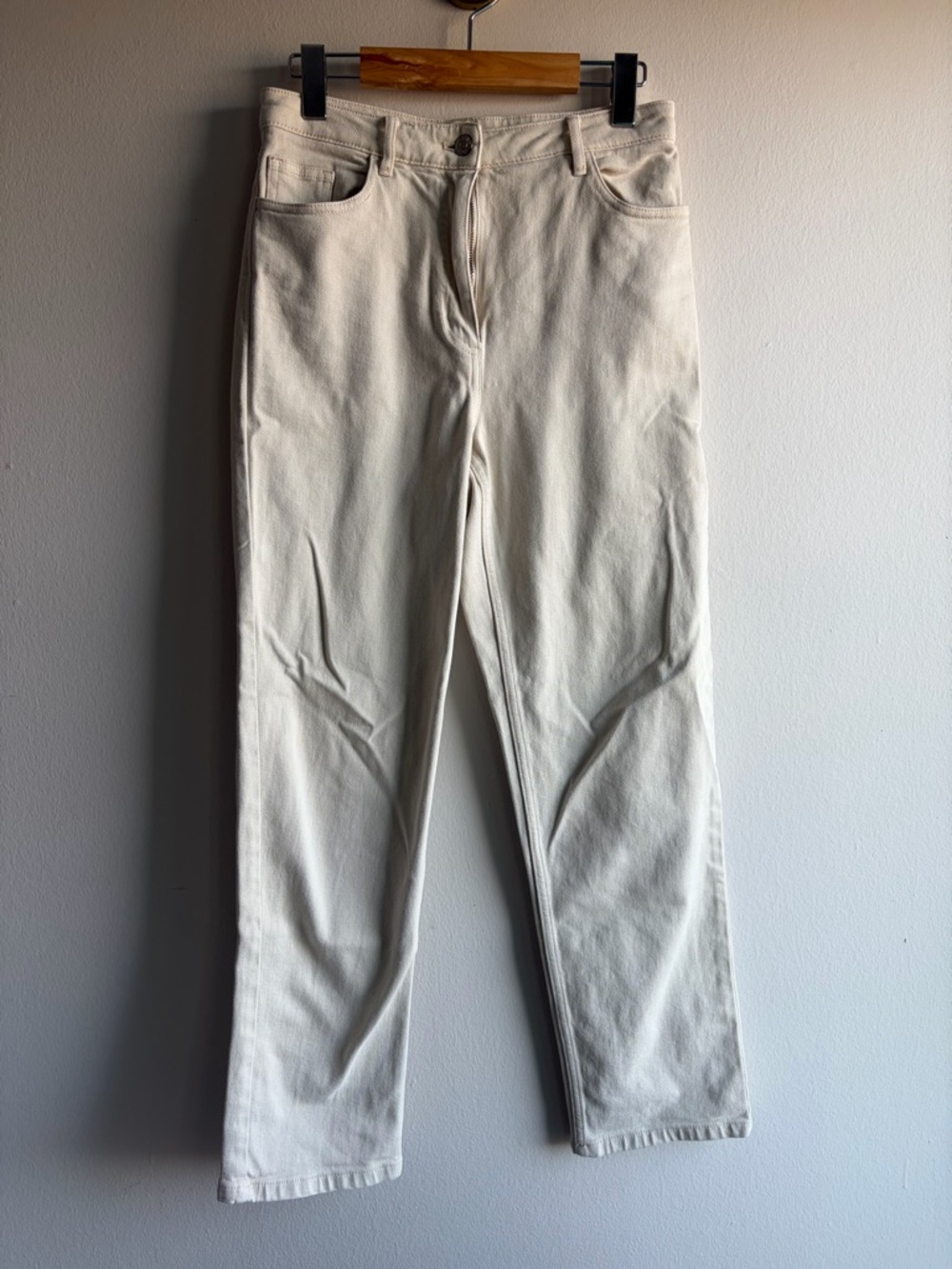 Wilfred Beige High-Rise Jeans